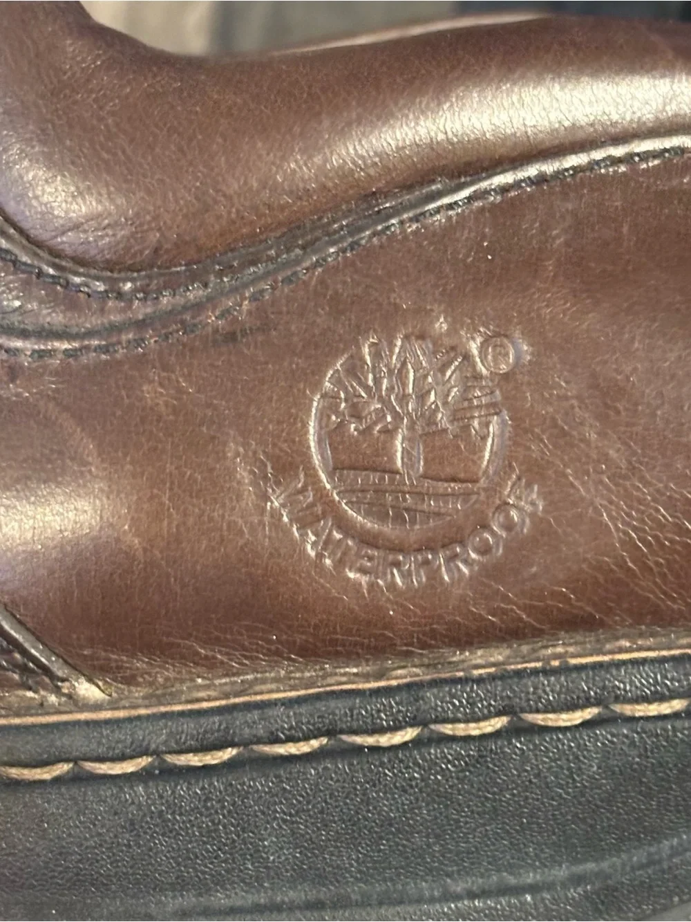 Timberland Brown Leather Slip On Loafers Sz 12-12.5 Smart Comfort System 73514